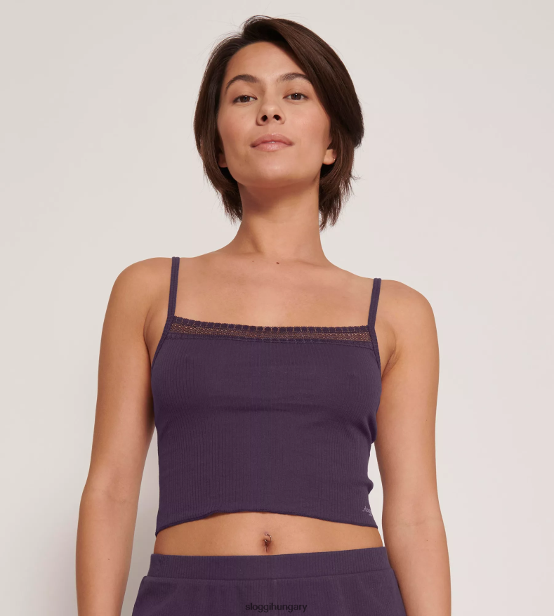 nappaliruha | HU sloggi nők go bordás felső spagetti pántokkal áfonya J8248B133