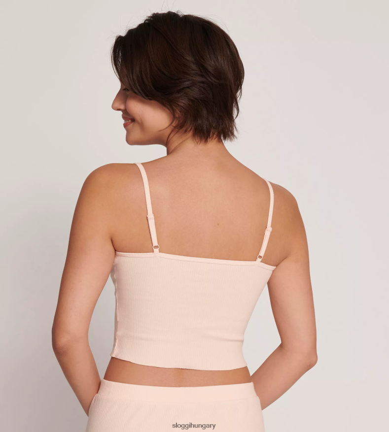 nappaliruha | HU sloggi nők go bordás felső spagetti pántokkal por narancs J8248B178