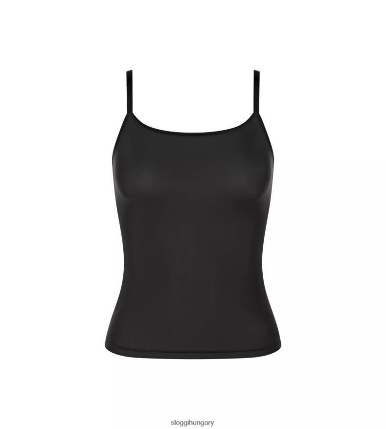 nappaliruha | HU sloggi nők puha adaptációs felső spagetti pántokkal fekete J8248B289