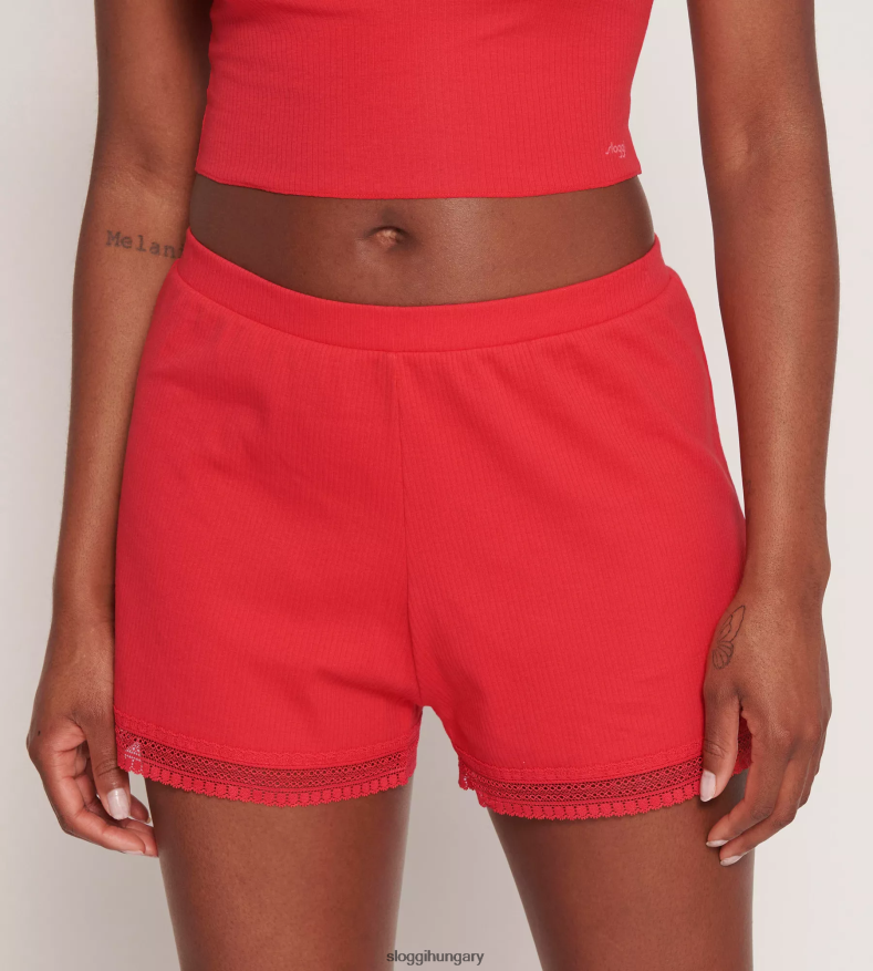 nappaliruha | HU sloggi nők menj bordás rövidnadrág campari J8248B217