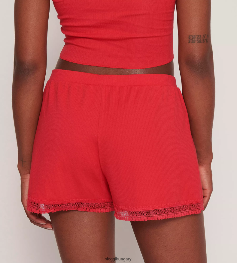 nappaliruha | HU sloggi nők menj bordás rövidnadrág campari J8248B217